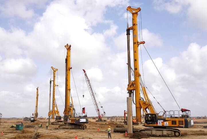 Konstruksi Bore Pile di Pakistan